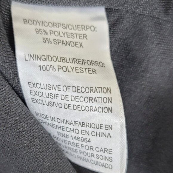 Donna Ricco Feather-Hem Sleeveless Sheath - Picture 12 of 15